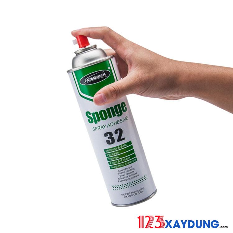 Ứng dụng của keo xịt dán đa năng Spray 32 Sponge